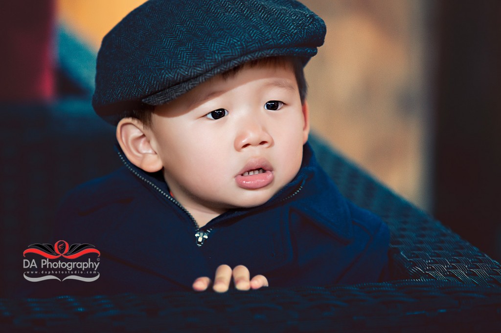 Toddler and his hat