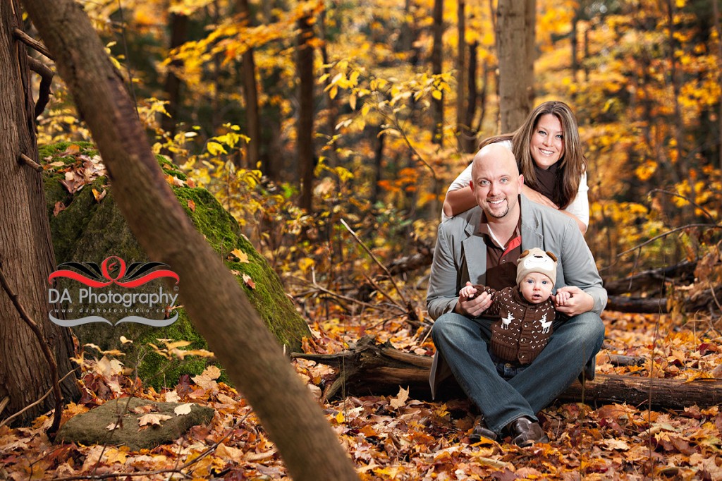 In the forest, family photography