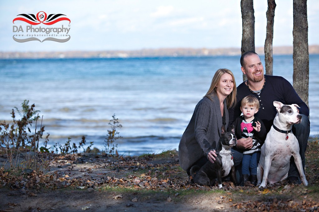 Family Portrait by the lake