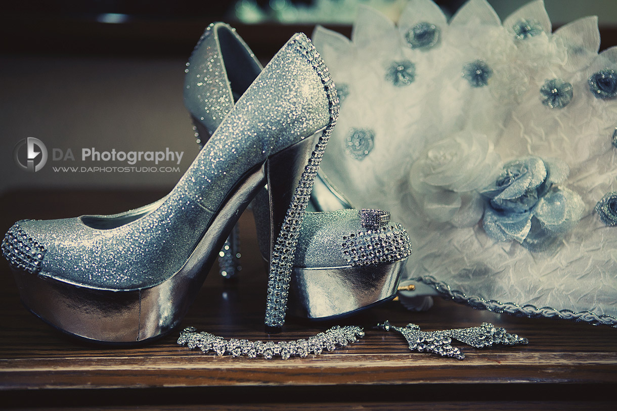 Bride's Shoes Waiting in Preparation | Wedding Photography