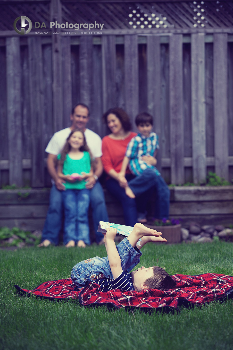 "Reading" A Book - Family Lifestyle Photography