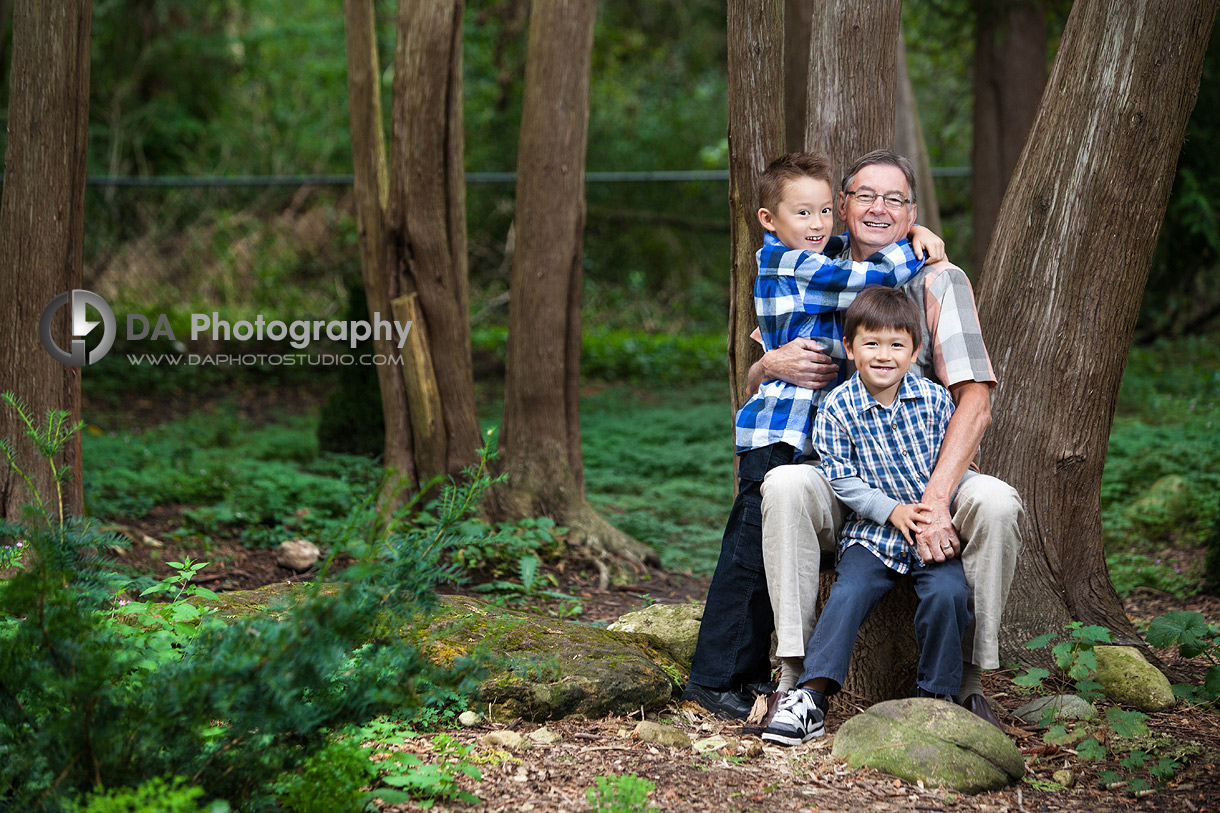 Grandpa and the boys - Family Photography