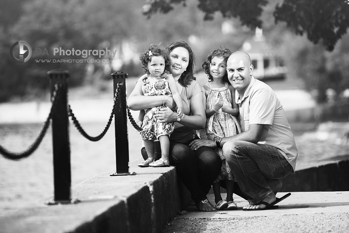 Family of Four by the Lake - Family Photography by DA photography