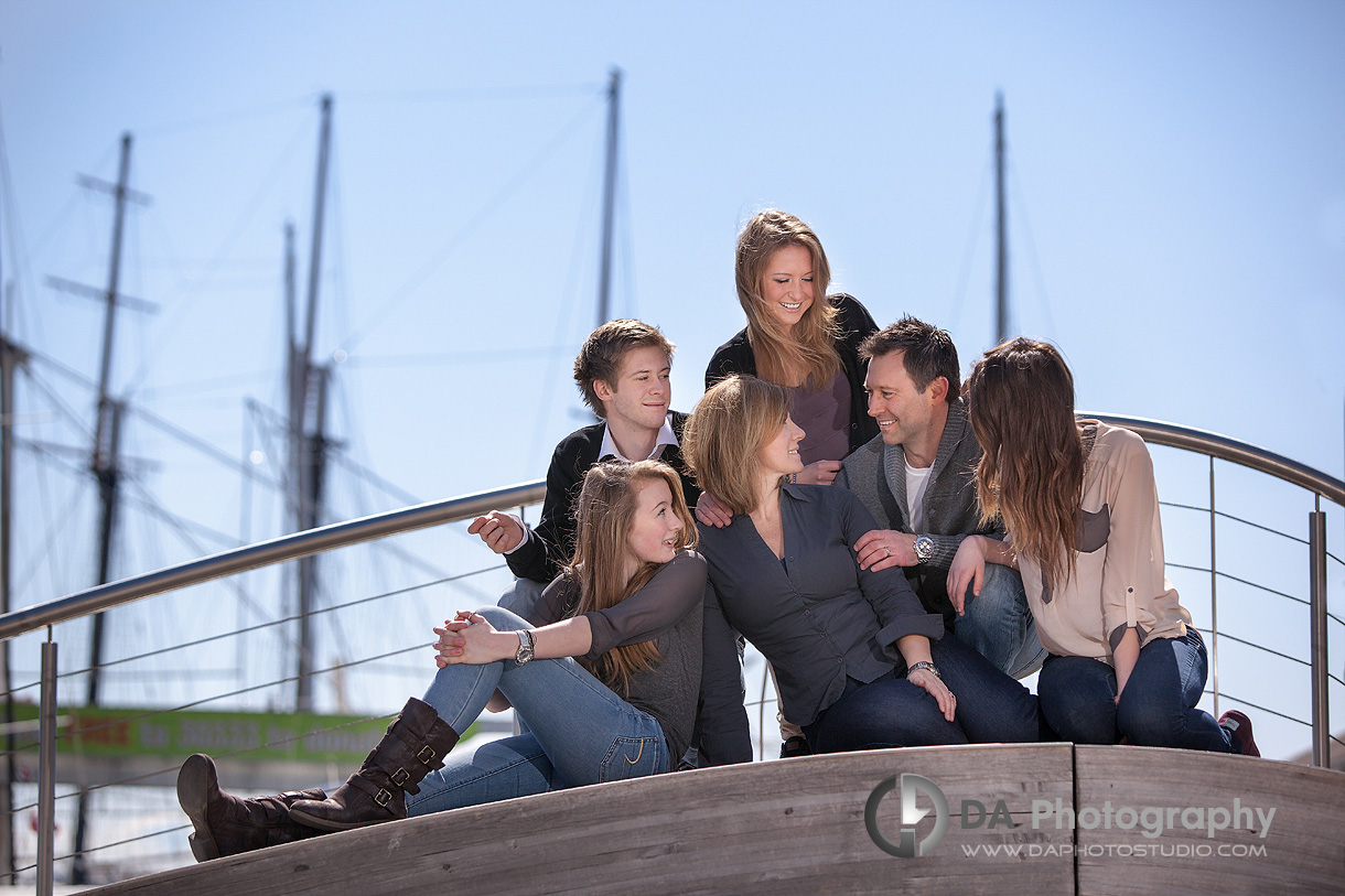 Family at the bridge - Family Photographer