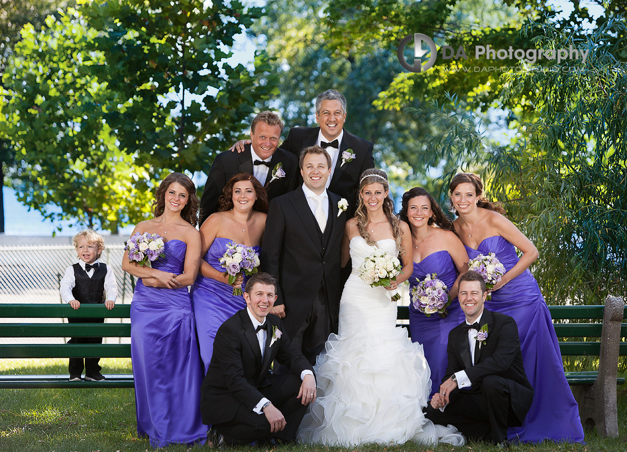 The bridal party outdoors - Bridal Photography