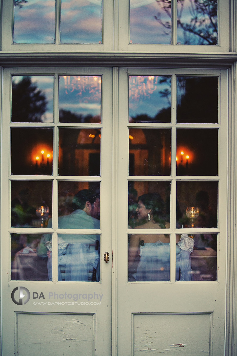 Sunset behind closed doors - engagement photographer