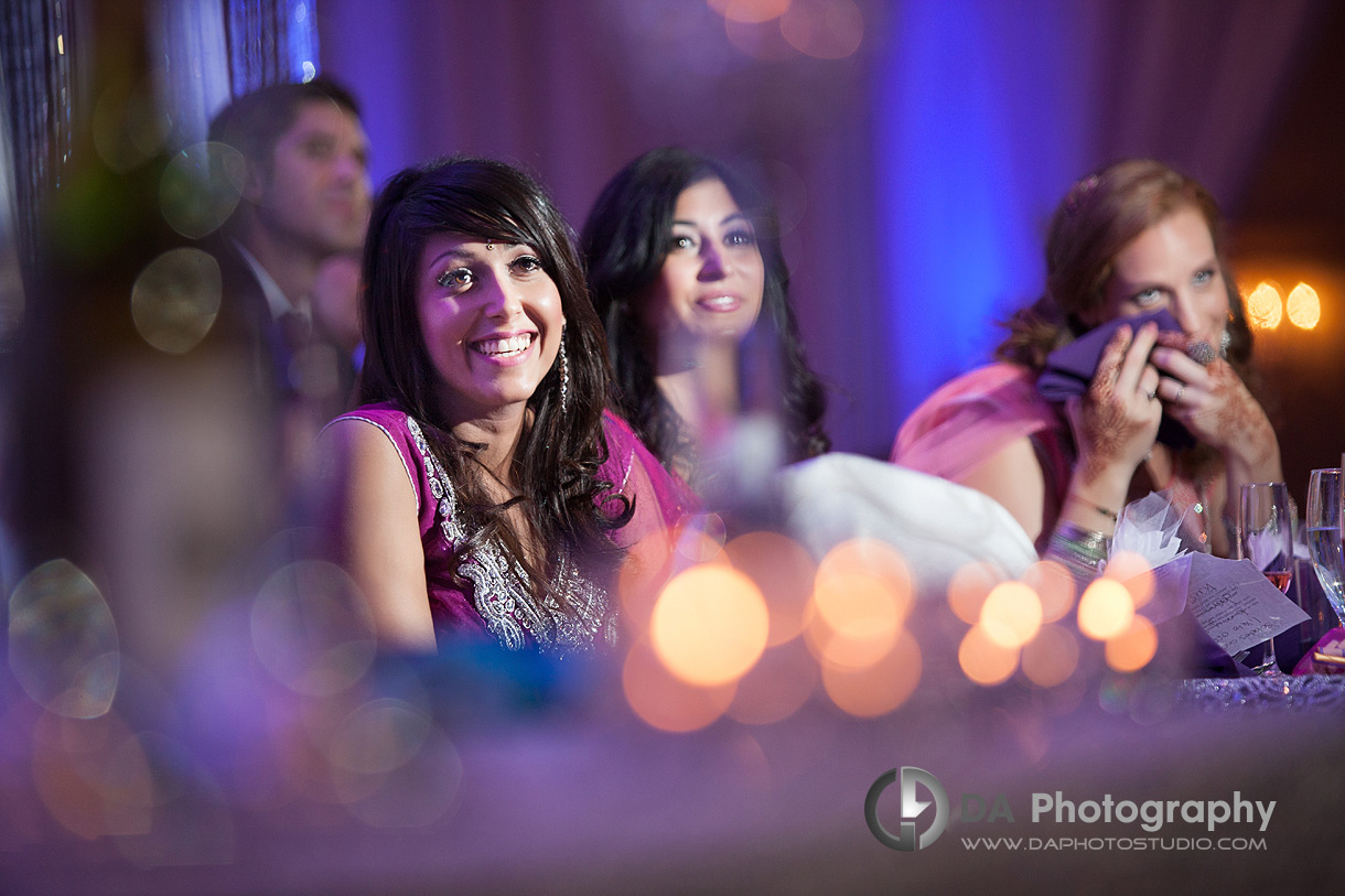Bridesmaids during the wedding reception - Indian Wedding Photographer