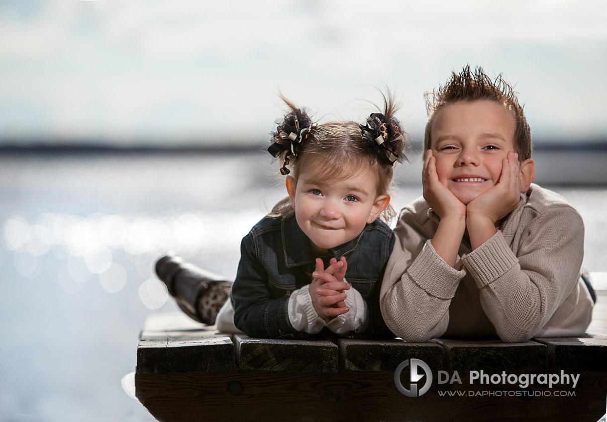 Siblings in Fall - Children Photographer - Lifestyle