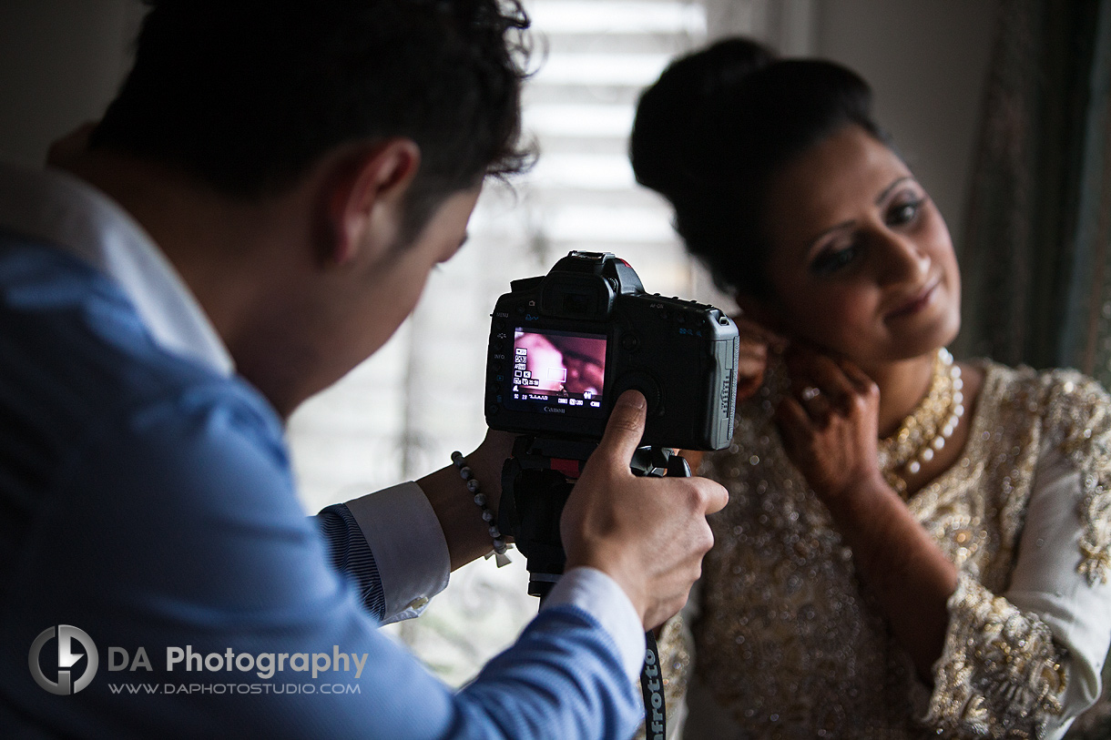 Behind the scene of cinematography during photo session - Indian Wedding photographer