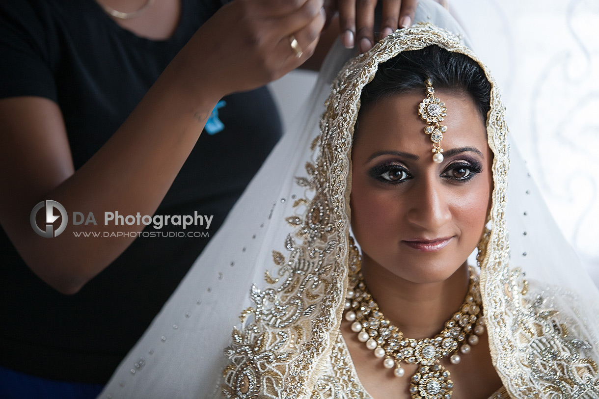 The Bride getting ready - Indian Wedding photographer