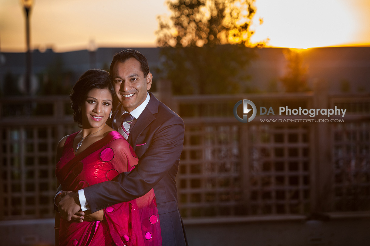 Sunset at the engagement Party - Engagement photographer