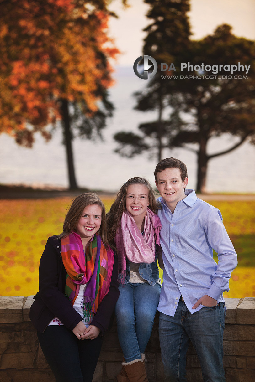 Siblings Portrait, Fall Theme - Family Photographer