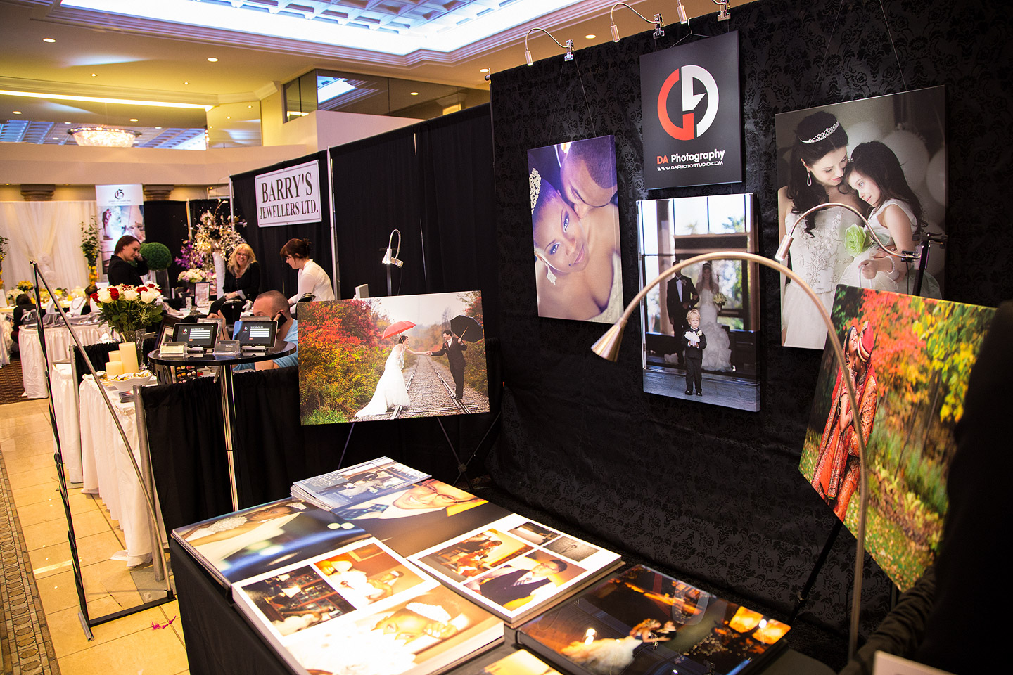 Bridal Booth Photographer Set up by DA Photography - Bridal Show products