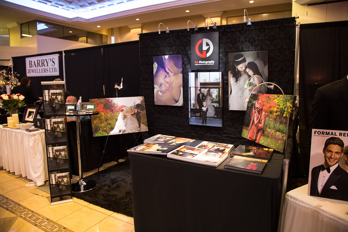 Bridal Booth Photographer Set up by DA Photography - Bridal Show (showing other neighbours) 