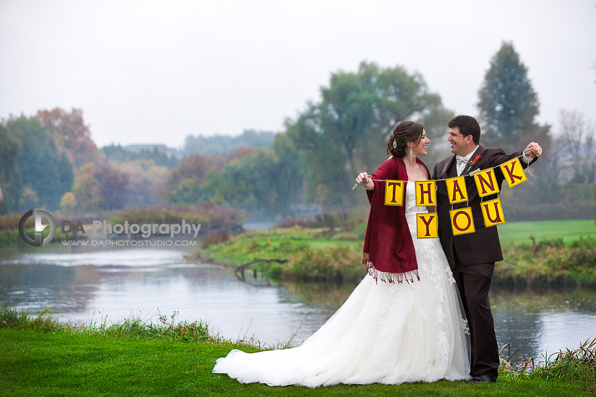 Wedding Thank you Cards, plan ahead at Caledon Golf and Country Club - Wedding Photographer