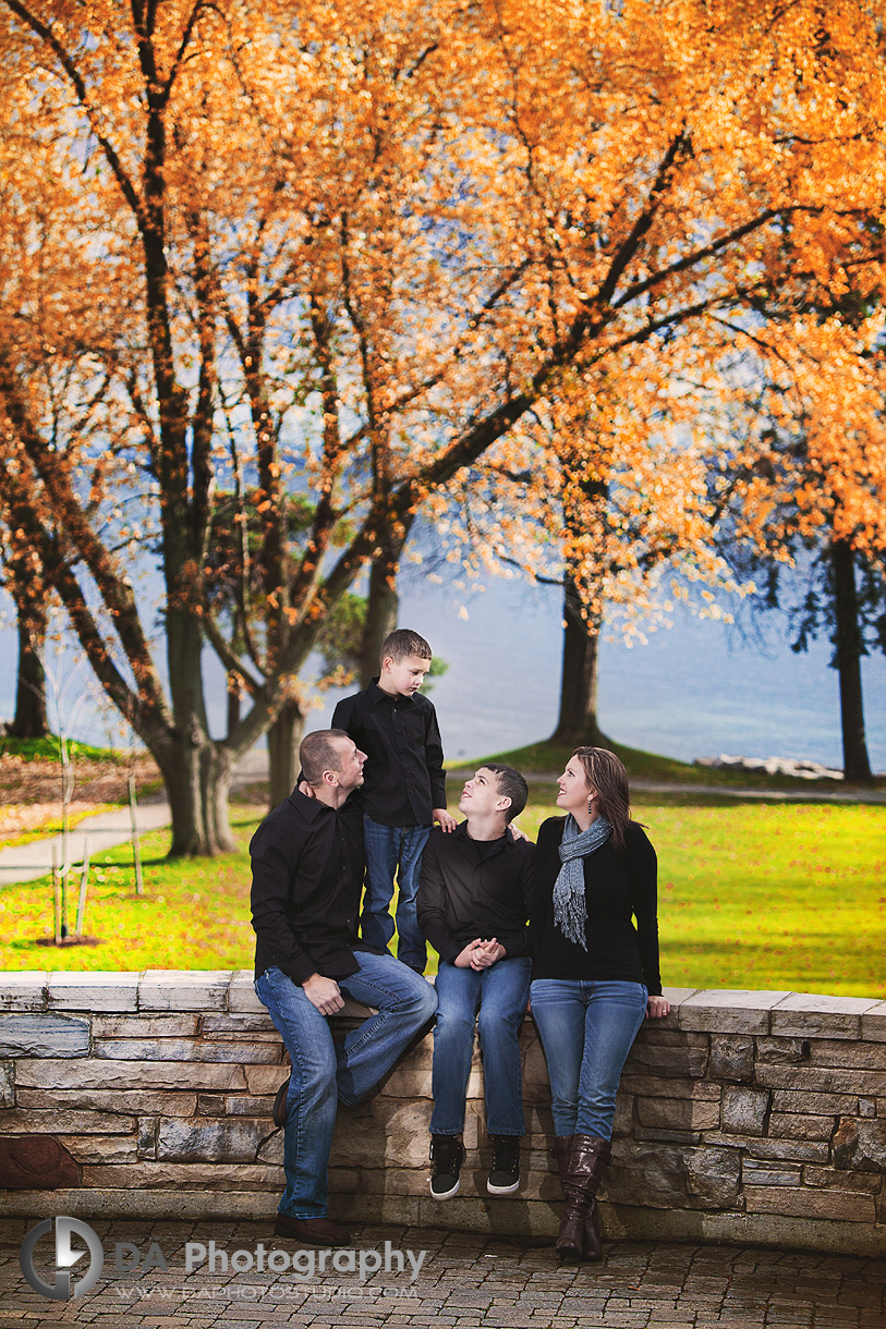 Family Portrait in Autumn - Family Photographer