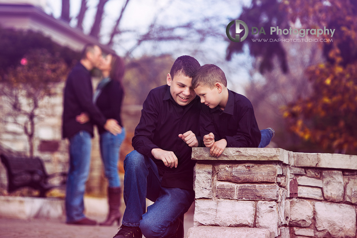 Family Portrait in Fall full of fun - Family Photographer