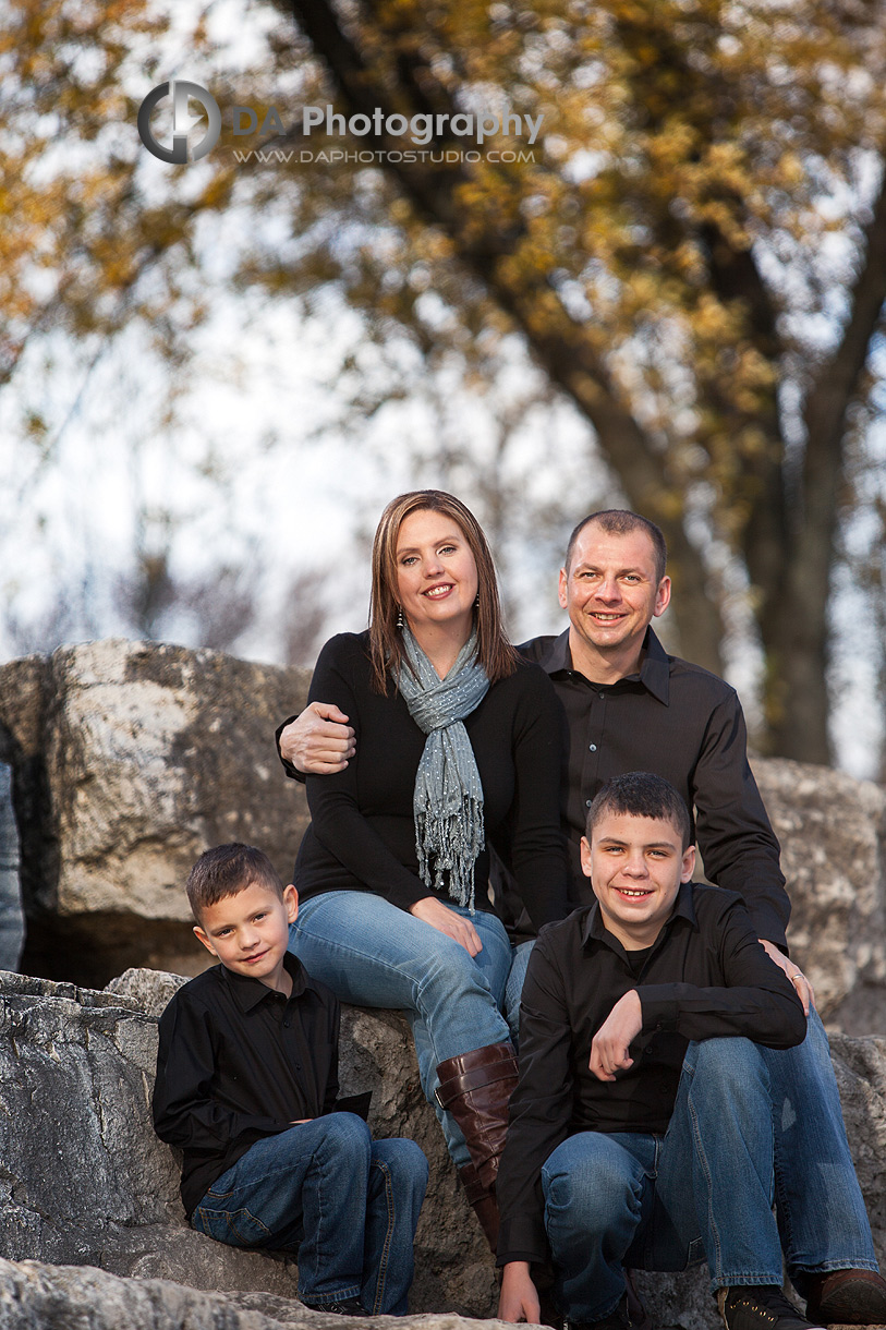 Family Portrait by the lake at Paletta Mansion - Family Photographer