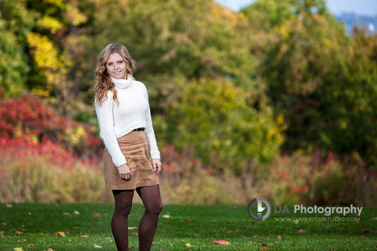 Fall Portrait in of Teen - High School Photographer, we travel