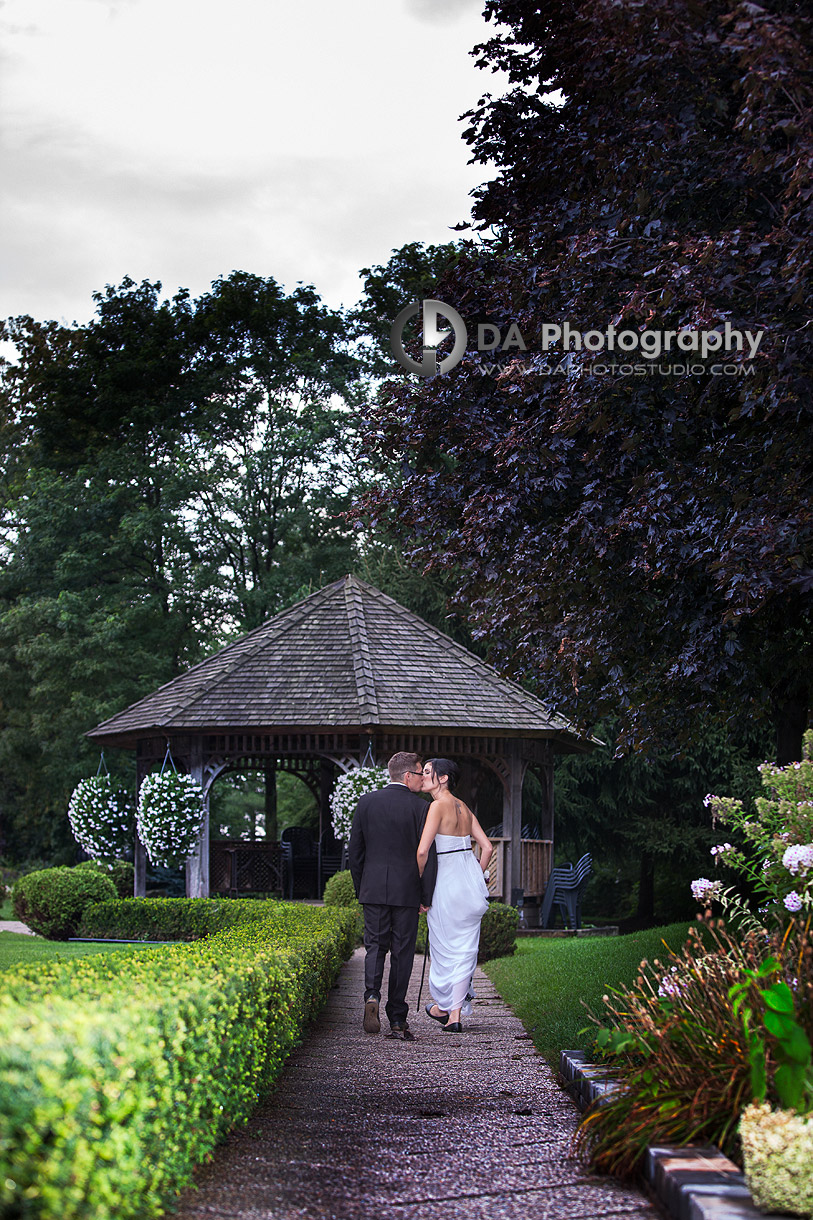 Bride and groom towards gazebo location - Local Wedding Photographer  - Wedding Venue