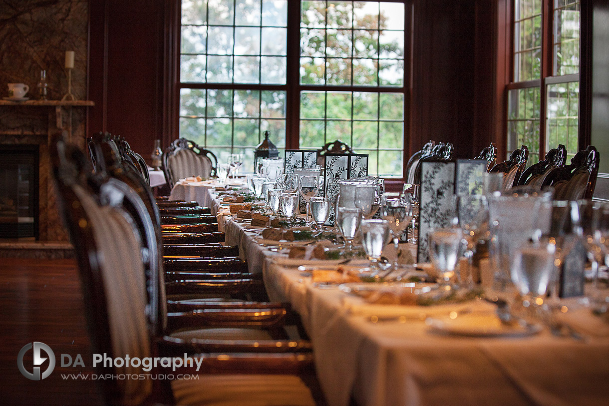 The wedding table set up - Wedding Photographer - Terrace on the Green  - Wedding Venue
