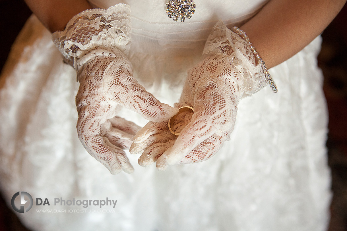 Flower Girl and The Rings - Wedding Photography by Dragi Andovski - Terrace On The Green - Brampton, ON