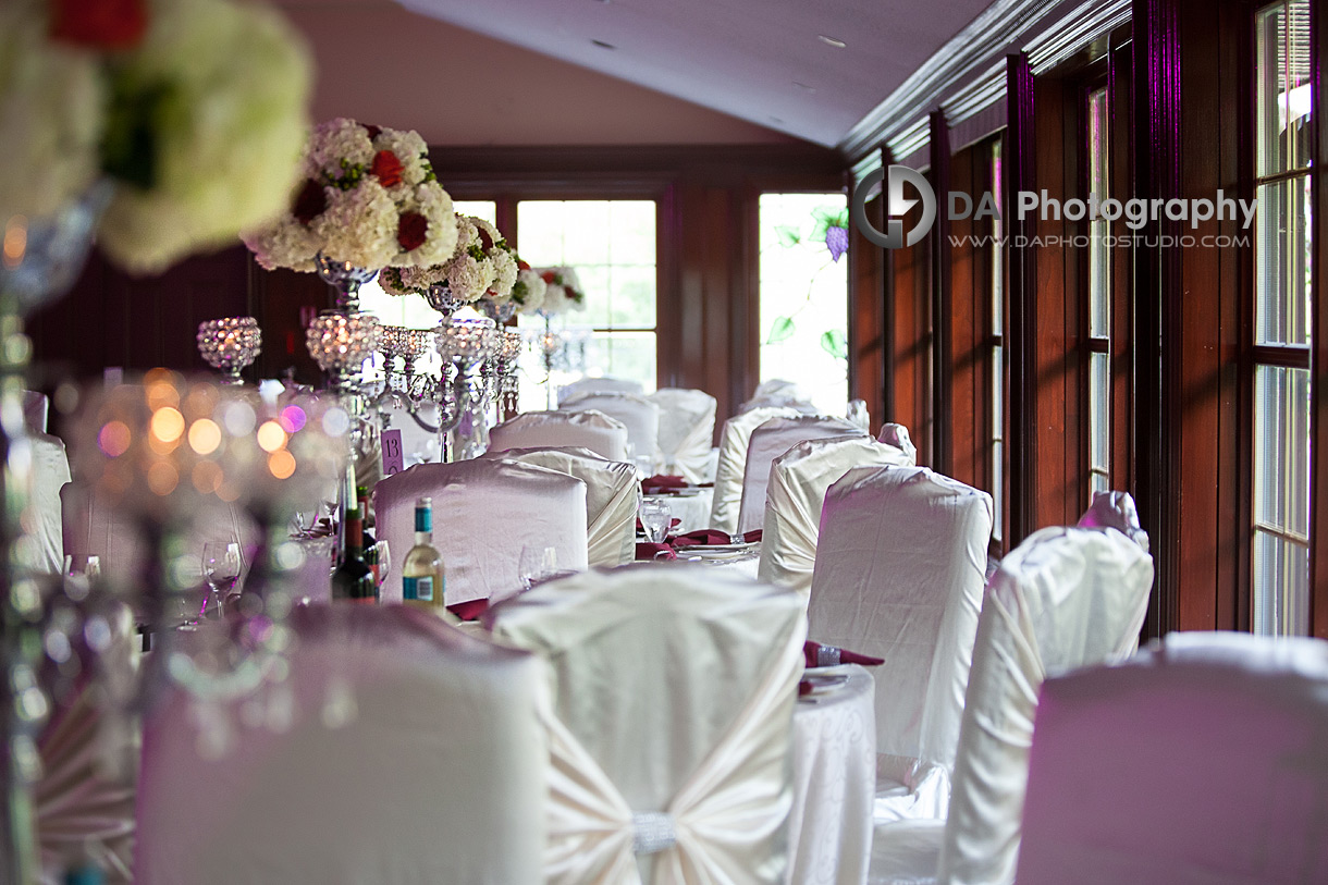 Reception Venue Set-Up - Wedding Photography by Dragi Andovski - Terrace On The Green - Brampton, ON