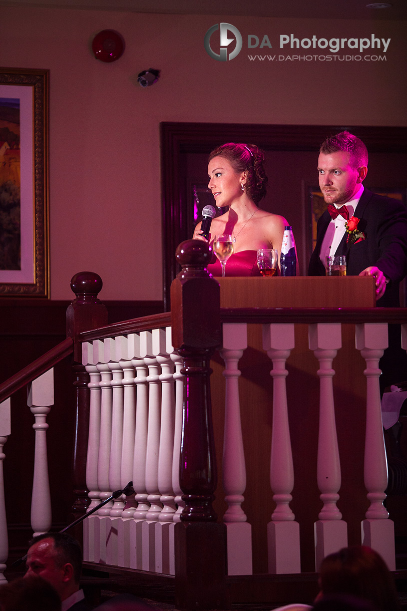 Dinner Speeches - Wedding Photography by Dragi Andovski - Terrace On The Green - Brampton, ON