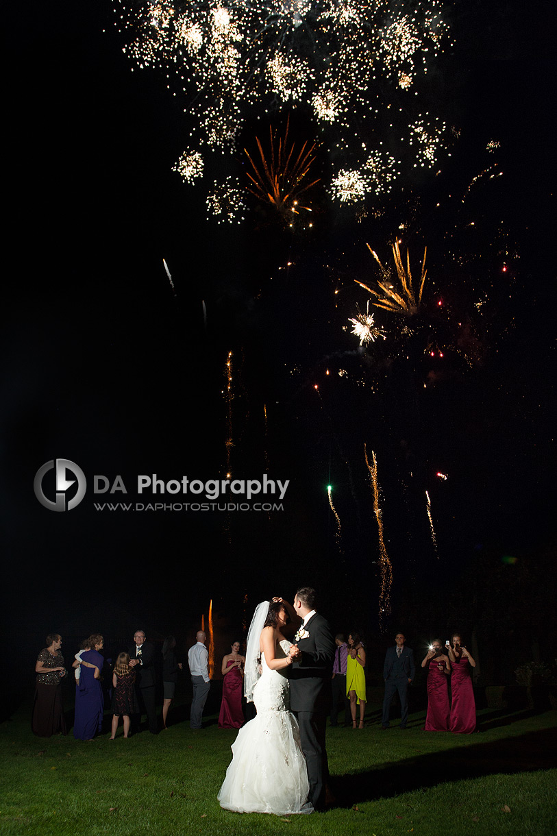 Wedding Day Fireworks - Wedding Photography by Dragi Andovski - Terrace On The Green - Brampton, ON