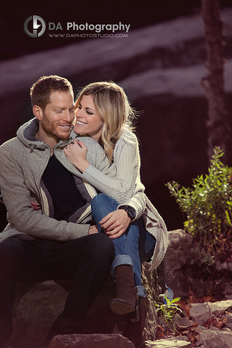 Engagement Couple Pose - Wedding Photography by Dragi Andovski - Albion Falls, Hamilton ON