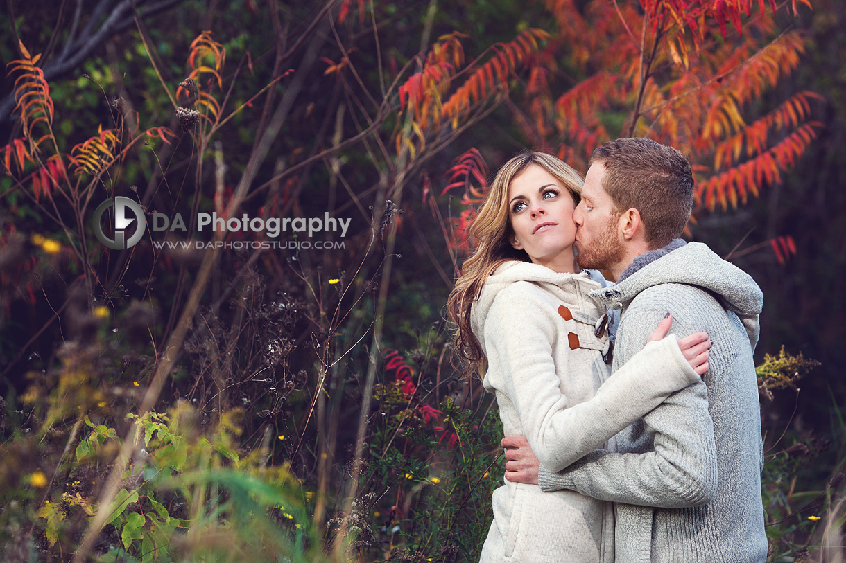 Fall Colours Engagement Shoot - Wedding Photography by Dragi Andovski - Albion Falls, Hamilton ON