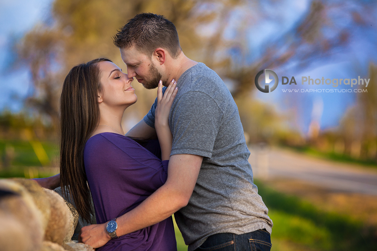 Sunset and Couple in love - Wedding Photography by Dragi Andovski - Badlands - Brampton, ON