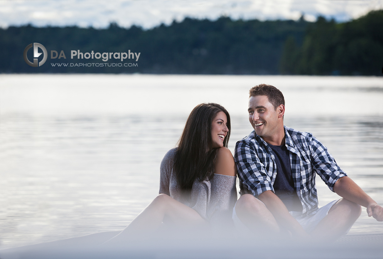 Muskoka Lakefront Outdoor Engagement Session- Wedding Photography by Dragi Andovski - www.daphotostudio.com