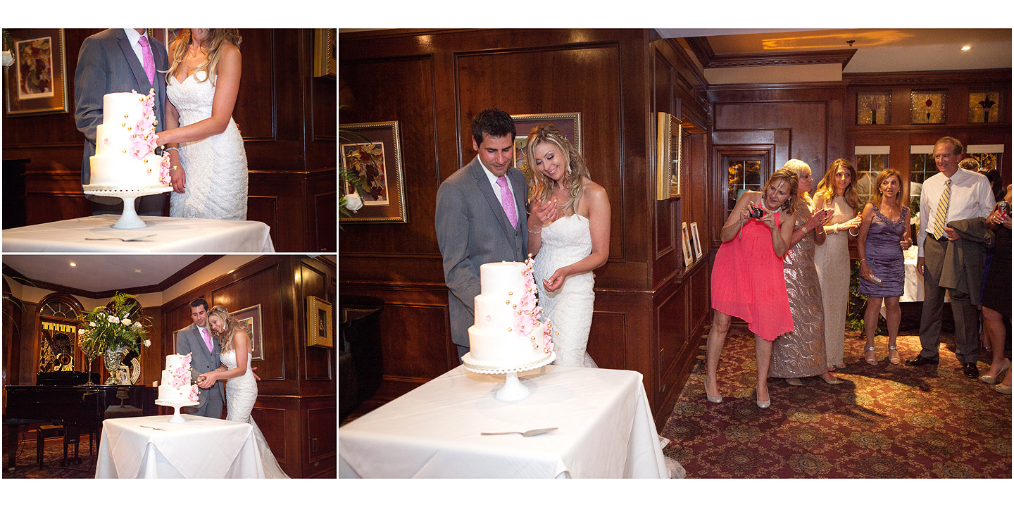 Cake Cutting - Wedding Photography by DA Photography - Edgewater Manor - Stoney Creek, ON