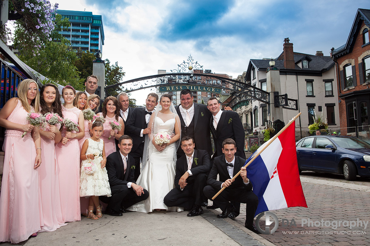 The Bridal Party on the Streets of Hamilton - Wedding Photography by Dragi Andovski - Hamilton, ON