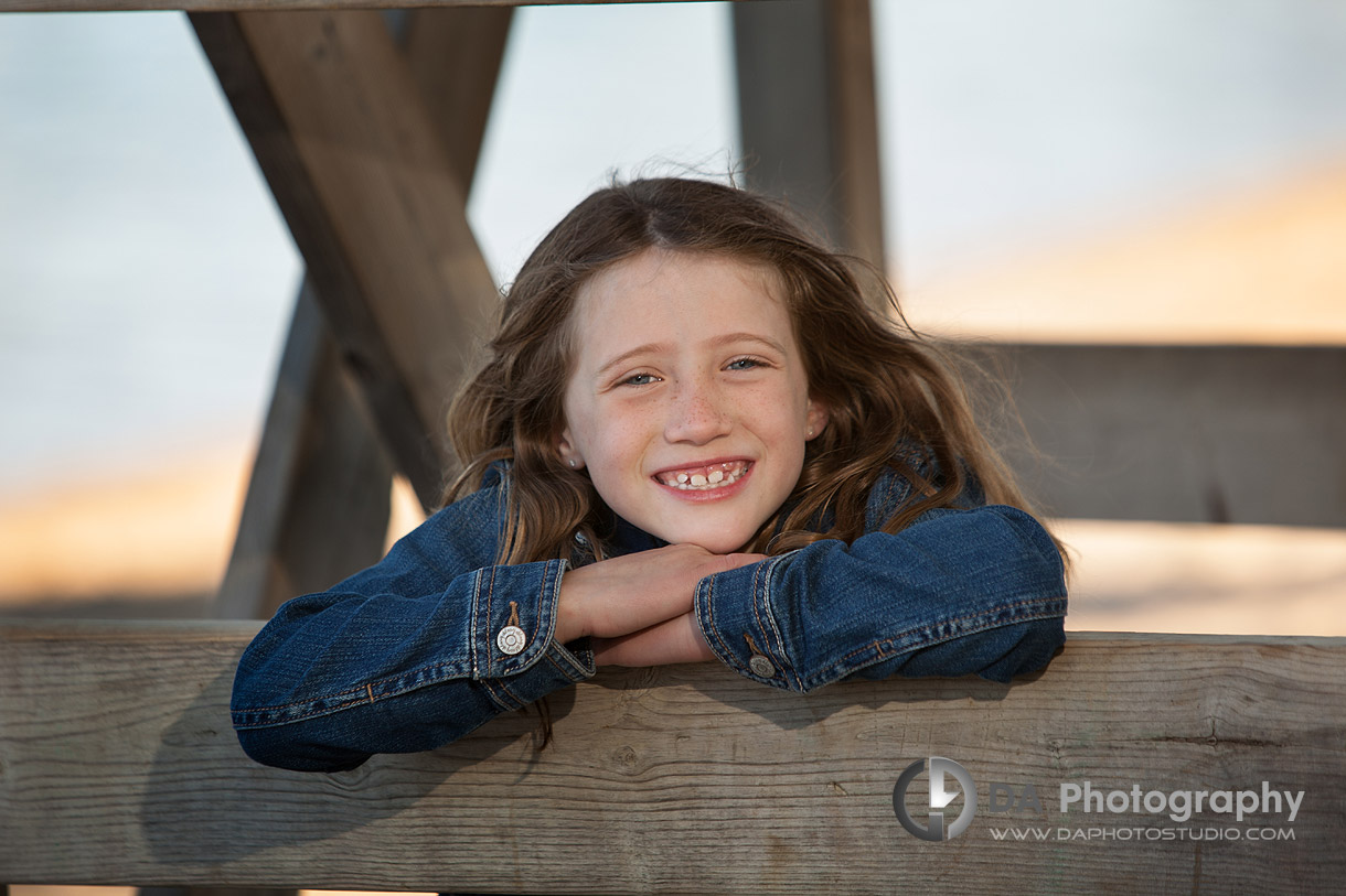 School Age Girl Portrait During Outdoor Photo Session - Family Photography by Dragi Andovski - Barrie, ON