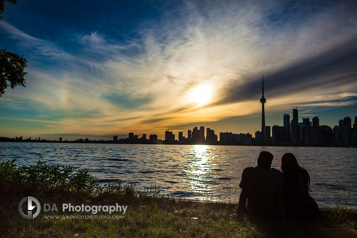 Young Couple at Sunset - Toronto Island