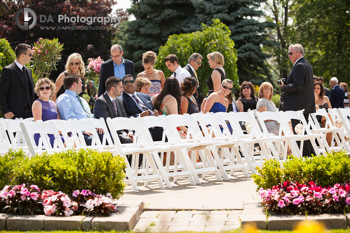 Summer Outdoor Ceremony - Wedding Photography by DA Photography - Edgewater Manor - Stoney Creek, ON