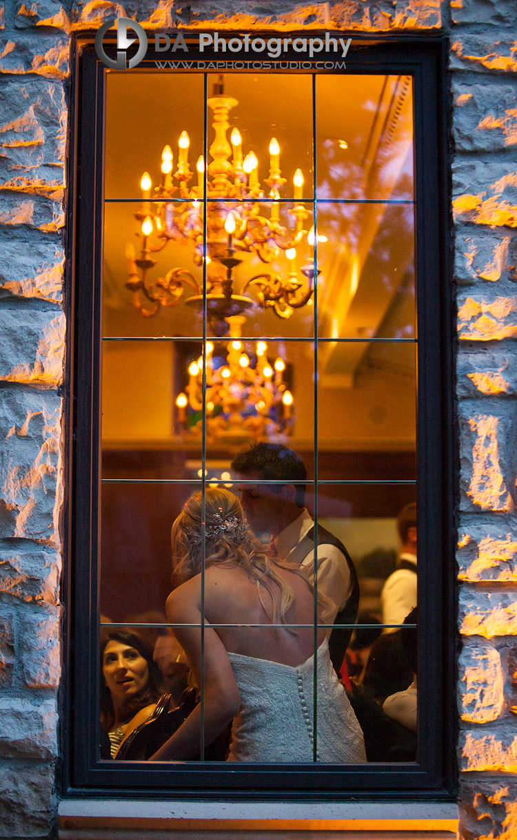 Outside Venue, Looking In - Wedding Photography by DA Photography - Edgewater Manor - Stoney Creek, ON