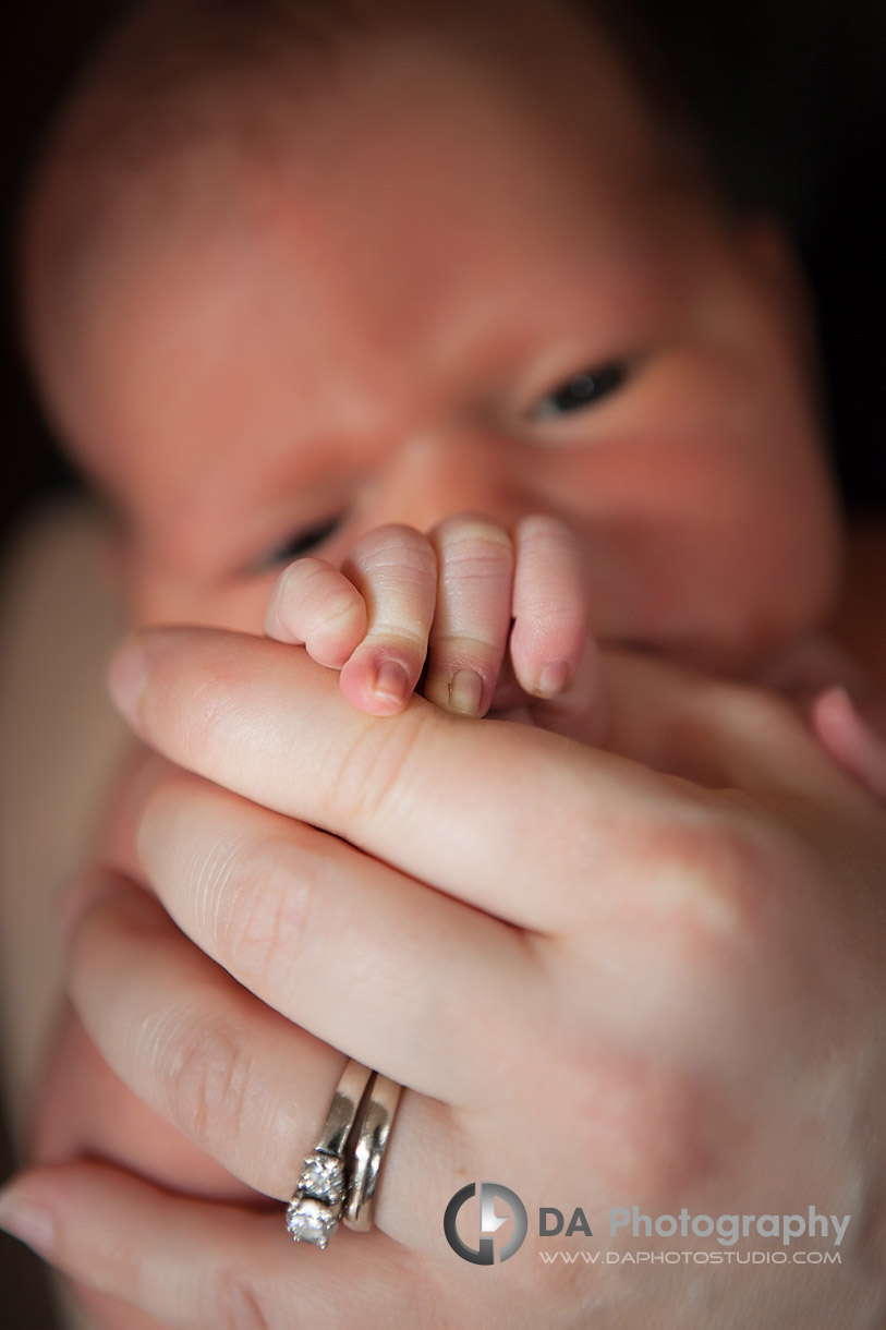 Mine and my mommy hands - Details in Newborn photography by DA Photography - www.daphotostudio.com