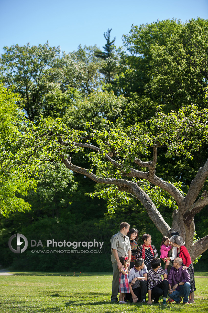 Contemporary  Family reunion portrait  - DA Photography at Ball's Falls, www.daphotostudio.com