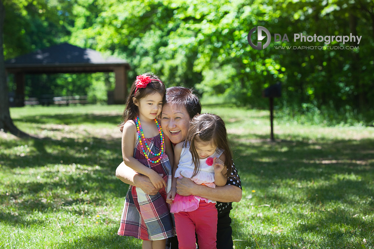 Children with her Grandmother - DA Photography at Ball's Falls, www.daphotostudio.com