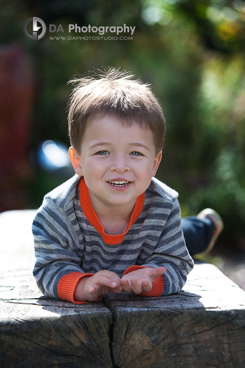 Happy Boy Portrait - Heart Lake Conservation Area, Brampton by DA Photography , Children  Photography