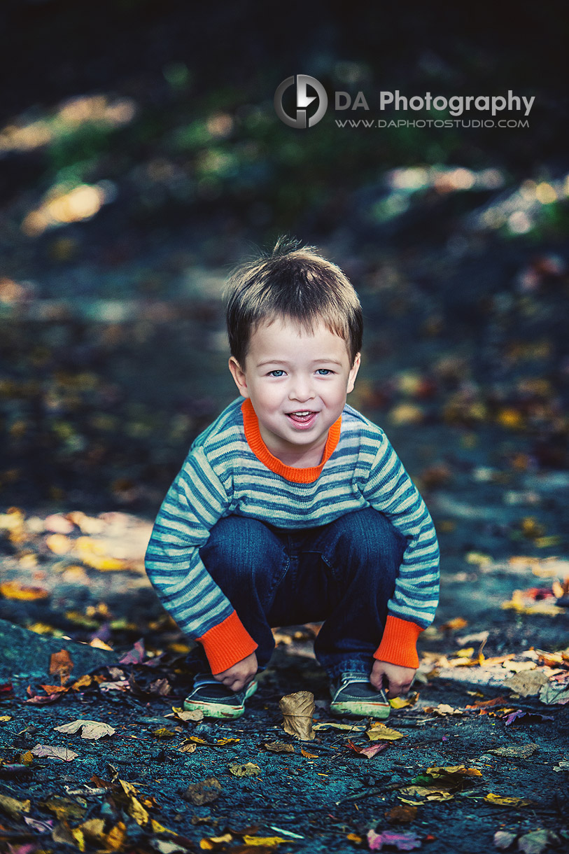 Toddler's Portrait on the Go - Heart Lake Conservation Area, Brampton by DA Photography , Children  Photography