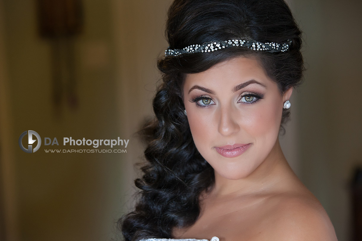 Bride on her wedding day - Wedding Photography by Dragi Andovski at Erchelss Estate, Oakville