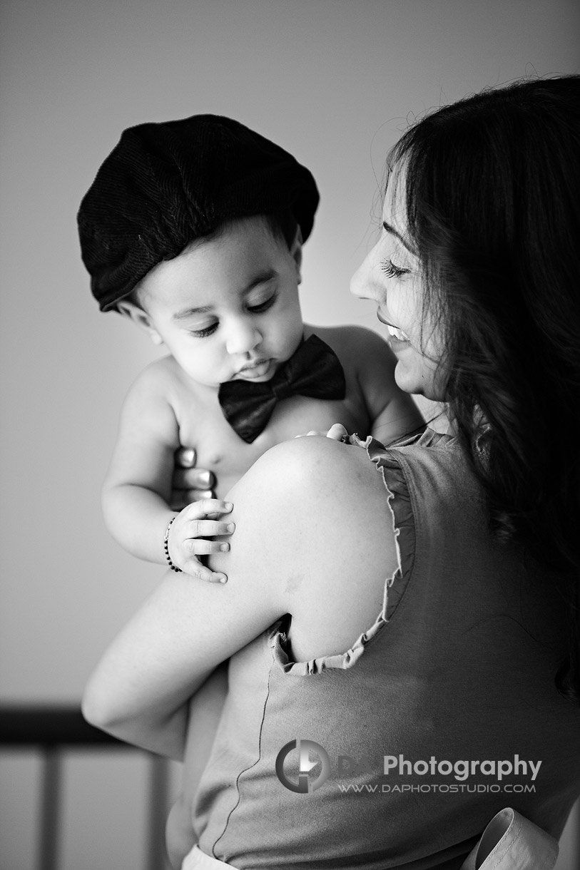 Mommy and her "dressed" boy portrait - Lifestyle Photo Session by DA Photography, www.daphotostudio.com