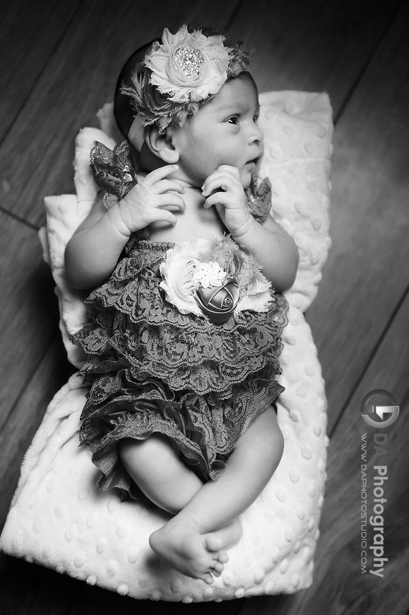 Baby girl with cute 60's dress theme - by DA Photography  Children photographer - www.daphotostudio.com