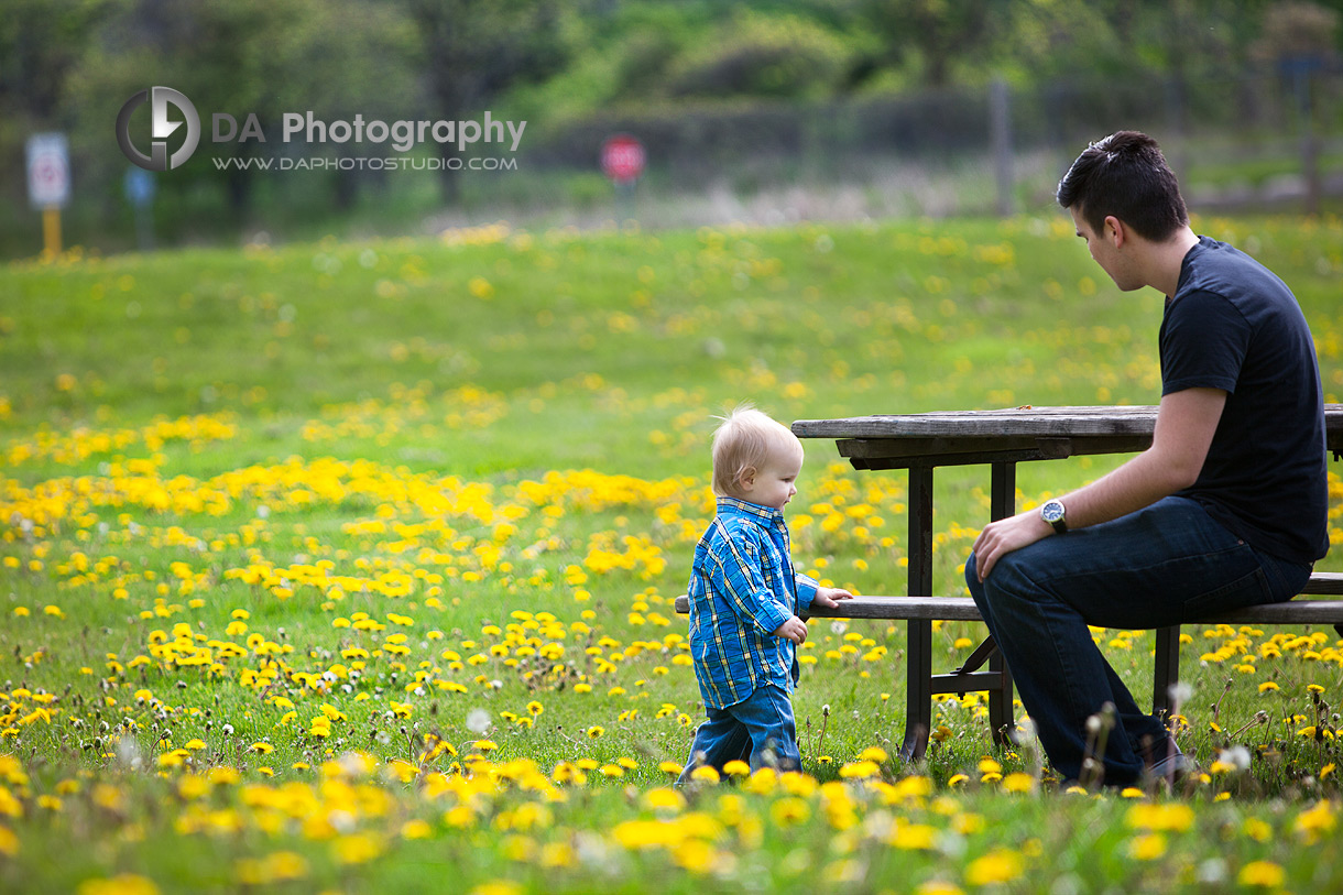 Toddler with his older brother - Children Photography by Dragi Andovski at Kelso, ON