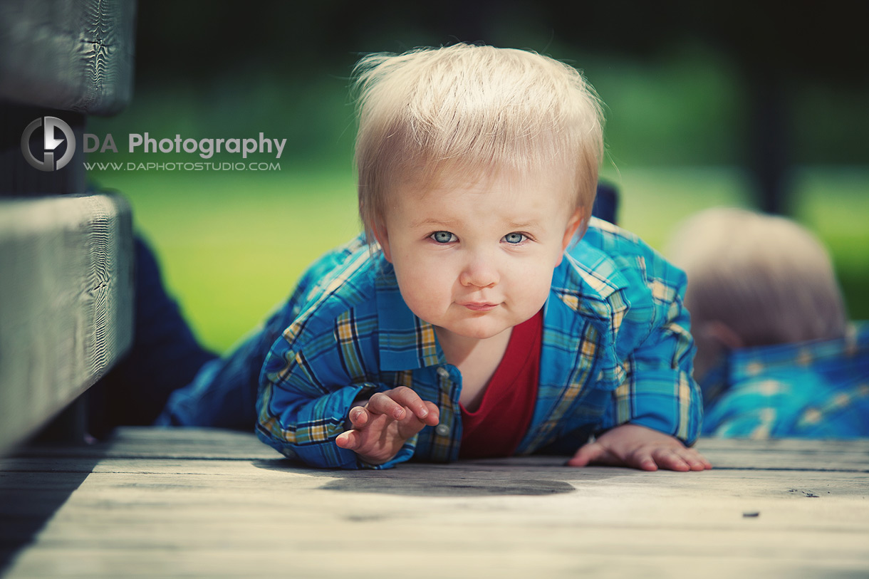 The toddler's look - Family Photography by DA Photography at Kelso, ON