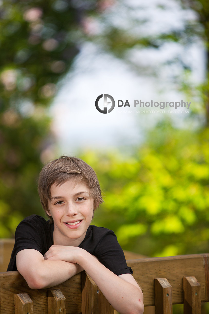 Teenage boy  in Spring - by DA Photography at Adamson Estate, www.daphotostudio.com